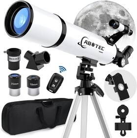 Abotec 313045790790 Telescope 80mm Aperture Telescopes For Adults Astronomy And Kids Beginners Por