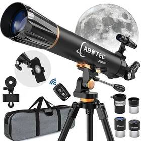 Abotec Abotec-80090-black Telescope Astronomy 90mm Aperture 800mm Refractor - Scratch And Dent