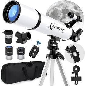 Abotec F50080m Telescope 80mm Aperture 500mm Refracting With Tripod