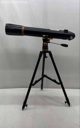 Abotec F80090d-202309 Model Black Refractor Telescope With Tripod Stand