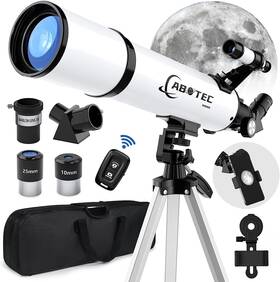 Abotec Nwt001 Telescope 80mm Aperture Telescopes For Adults Kids Beginners Astronomy