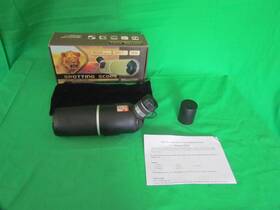 Aim Sports Smb309065 Mini 30x-90x Zoom Maksutov Cassegrain Spotting Scope With Box