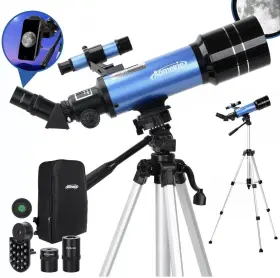 Ao-2017b Aomekie 70mm Lens Telescope Astronomical With Adjustable Tripod Backpack For Beginner Kids Ao-2017b Aomekie 70mm Lens Telescope Astronomical With Adjustable Tripod Backpack For Beginner Kids