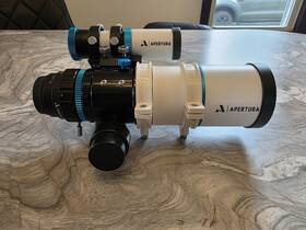 Apertura 53-fpl 60mm Fpl-53 Doublet Apo Refractor Telescope With Flattener