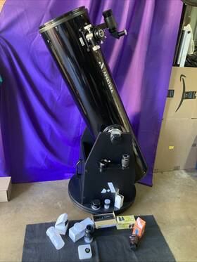 Aperture Dobsonian Ad10 10 Inch /254mm Large Telescope With Stand Lenses Extension