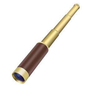 Aubric 680580918508 Pirate Monocular Telescope For Kids And Adults Handheld Collapsible Brass Tele