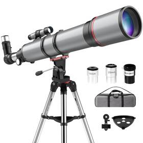 Aurosports Auro-90800-03 Telescope For Adults High Powered - 90mm Aperture 800mm Portable R