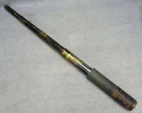 4-draw Bardou & Son Antique And Rifle Range 36 Inch Telescope Solid Brass Working Paris 4-draw Bardou & Son Antique And Rifle Range 36 Inch Telescope Solid Brass Working Paris