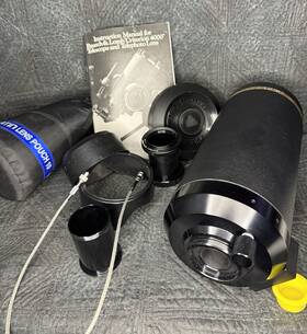 Bausch Lomb 83dii And Criterion 4000 Telescope Telephoto Lens Book Canon Ew Lot