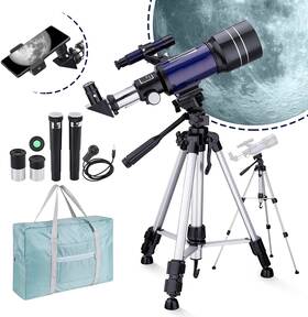 Bebang A6003 Telescopes For Kids Adults Beginners 70mm Telescope Astronomy Refra