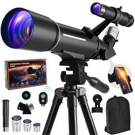 Behoo 657381352282 70mm Telescope For Kids And Adults Beginner Astronomy With Tripod Kit Gift