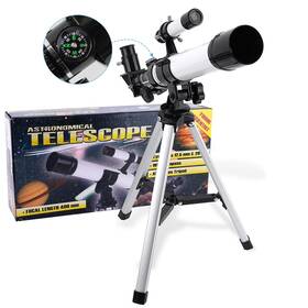 Besimli 665059916179 40mm Refractor Telescope 400mm Tripod Compass For Comet Viewing Kids Beginners