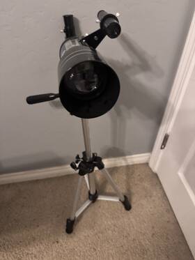 Bnise X002ncdnr1 Refractor Telescope Altazimuth Mount With Tripod Bag Accessories