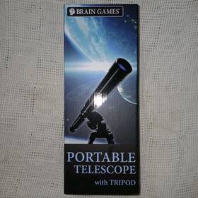 Brain Games 681066061404 Aluminium Portable Telescope With Adjustable Tripod