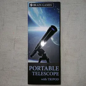Brain Games 681066061404 Aluminium Portable Telescope With Adjustable Tripod