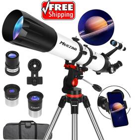 Branded Meezaa90800 Telescope For Adults High Powered Professional 90mm Aperture 800m Refractor