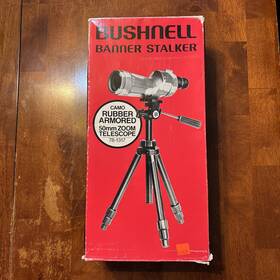 Bushnell 78-1317 Banner Armored Stalker 50mm Zoom Telescope New In Box
