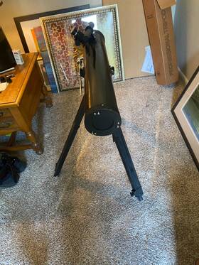 Bushnell 783525 Voyager Telescope Model 700mm Focal Length 76mm Objective Lens