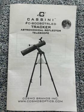 Cassini Ssc80 800mm X 80mm Astronomical Telescope Smartphone Adapter