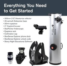 Celestron 050234224727 Starsense Explorer 12-inch App-enabled Telescope 305mm Dobsonian Wit