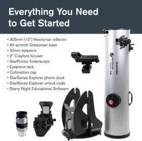 Celestron 050234224727 Starsense Explorer 12-inch App-enabled Telescope 305mm Dobsonian Wit Celestron 050234224727 Starsense Explorer 12-inch App-enabled Telescope 305mm Dobsonian Wit