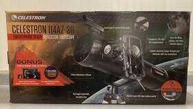 Celestron 114az-sr Smartphone Ready Reflector Telescope. 1825