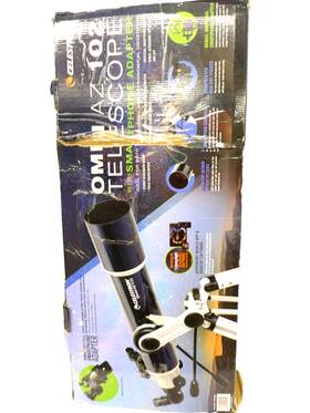 Celestron 1349499 Omni Telescope Az 102 Smartphone Adapter New