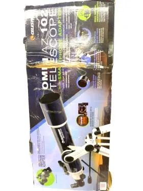 1349499 Celestron Omni Telescope Az 102 Smartphone Adapter New 1349499 Celestron Omni Telescope Az 102 Smartphone Adapter New