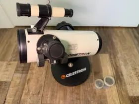 21023 Celestron Cometron Firstscope 76 Tabletop Telescope 76mm W Eyepieces