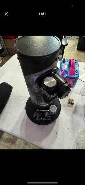 Celestron 22016-cgl Firstscope Signature Series Moon Telescope Compact Portable Beginner