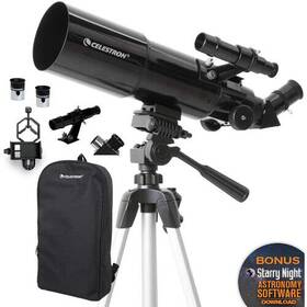 Celestron 22030-m - 80mm Travel Scope Portable Refractor Telescope Missing 10mm Lens