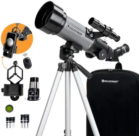 22035-cgl Celestron Travel Scope 70dx Portable Refractor Telescope 70mm Aperture Fully 22035-cgl Celestron Travel Scope 70dx Portable Refractor Telescope 70mm Aperture Fully