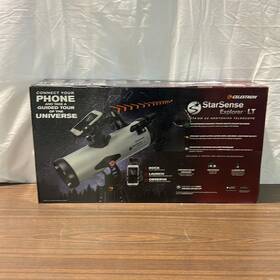 Celestron 22452 Starsense Explorer Lt Black Gray Smartphone App Enabled Telescope