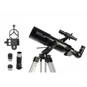 Celestron 54609320 Powerseeker 80azs Telescope With Basic Smartphone Adapter - Black