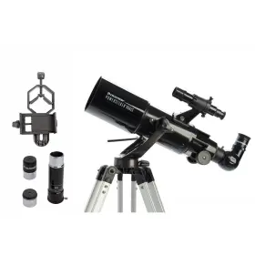 54609320 Celestron Powerseeker 80azs Telescope With Basic Smartphone Adapter - Black 54609320 Celestron Powerseeker 80azs Telescope With Basic Smartphone Adapter - Black