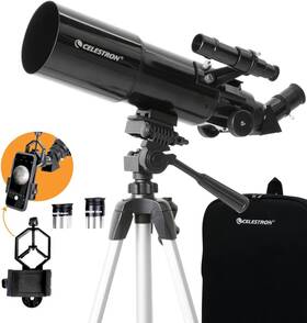 Celestron 691195833933 - 80mm Travel Scope Portable Refractor Telescope Fully-coated