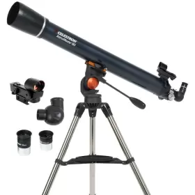822010 Celestron - Astromaster 90az Refractor Telescope For Be 822010 Celestron - Astromaster 90az Refractor Telescope For Be