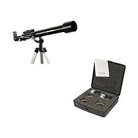 Celestron Acelps60azk1 Powerseeker 21041 Refractor Telescope With Accessory Kit