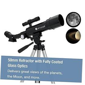 Celestron Acquisition Llc Zhun003-1 50mm Portable Refractor Telescope - Coated Glass Optics Ideal Zhumell Z50