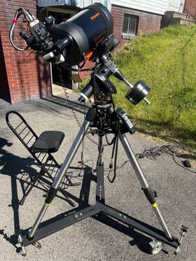 Celestron C8-sgt With 30 Accessories And High End Mallincam Xtreme Video Camera