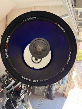 Celestron Hd14 Telescope With Several Attachments