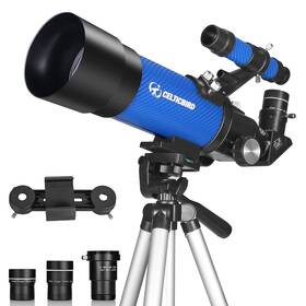 Celticbird 736blue Telescopes For Kids Beginners 70mm Aperture 400mm Astronomical Refracting Te