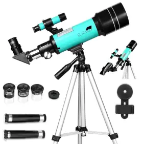 Cl-t-f36050 Clavolo Telescope 70mm Aperture For And Astronomy Beginners Travel With Adju Cl-t-f36050 Clavolo Telescope 70mm Aperture For And Astronomy Beginners Travel With Adju