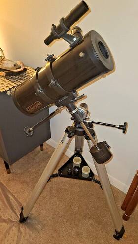 Coleman Cdb1145eq1 Astrowatch 500x114 Reflector Telescope St-1141000