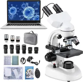 40x-2000x Crspexil Cx1011-f Compound Binocular Microscopes 2.0 Mp Camera Microscope 40x-2000x Crspexil Cx1011-f Compound Binocular Microscopes 2.0 Mp Camera Microscope