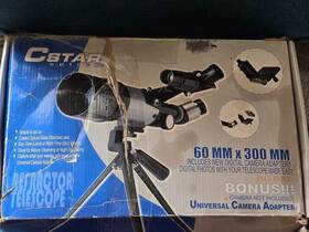 Cstar Optics P-50ds 60mm X 300mm Refractor Telescope