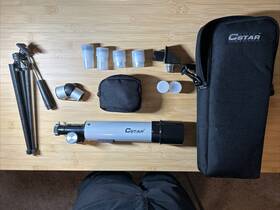 Cstar Optics Tt-70cc 70 Power Telescope Model Fl 420mm W Bag And Extra Eyepieces