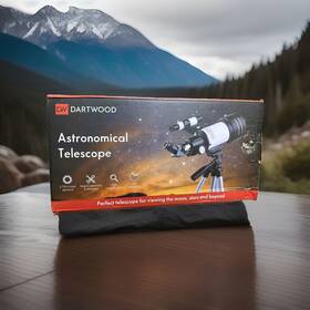 Dartwood 895230317181 Astronomical Telescope - 360 Rotational Multiple Eyepieces Included