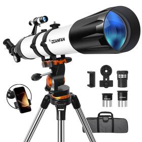 Dianfan Dianfan-90800-2 Telescope 90mm Aperture 800mm Telescopes For Adults Astronomy Portable Profes