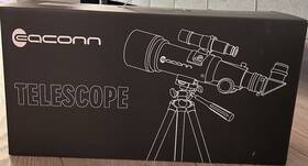Eaconn X004u147h 80mm 600mm Refractor Telescope Altazimuth Mount Tripod Carry Bag